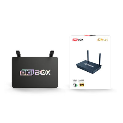 Digibox D3 Plus 2.4G Wifi6 Android TV Box 4GB 64GB Suporte 4K Dual Wifi
