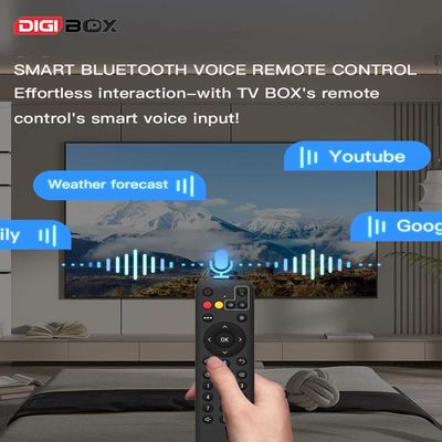 Digibox D3 Plus WiFi 6 Set Top Box 4GB de RAM HD 4K para uma experiência de visualização superior