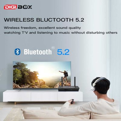Digibox 2.4G/5.8G Smart TVbox H.265 4K 60fps Smart Box para TV com Wifi