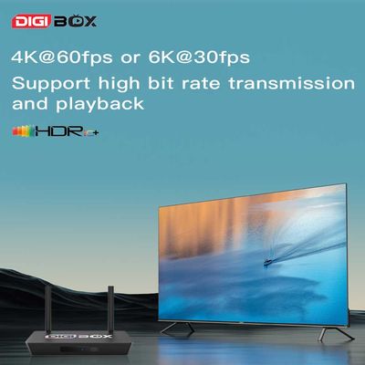 Digibox 4 portas USB Smart TV Box H.265 4K 60fps Android 12 TV Box