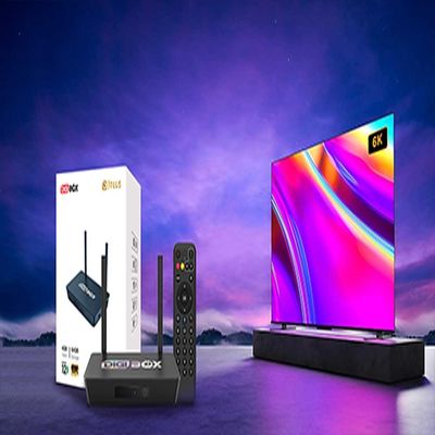 Dispositivos inteligentes de transmissão Wi-Fi Digibox H.265 para controle de voz de TV