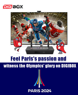 Digibox 64 GB Armazenamento 4 GB RAM Android TV D3 Plus Equipado com Conectividade Bluetooth