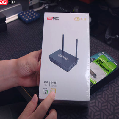 ARM Cortex Android Box 64GB Armazenamento H.265 Android Box 4gb 64gb