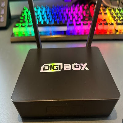 Dispositivos de streaming Android 12 para TV 1080p Digi Box com gravador
