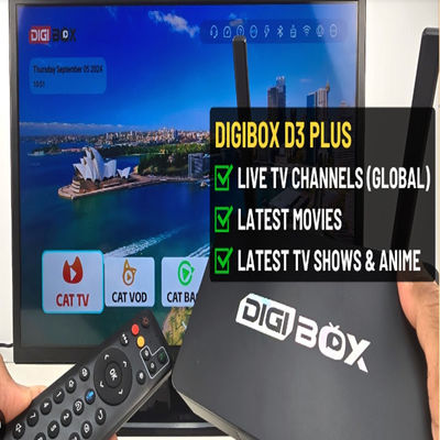 Dispositivos de streaming de resolução 1080p Android 12 Digibox For Tv