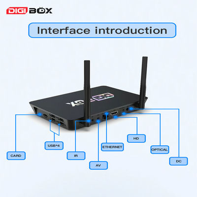 Digibox Wi-Fi 64 GB Armazenamento Android Smart TV Box No Melhor
