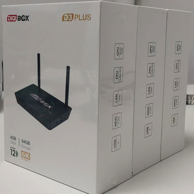 Mali G31 MP2 GPU TV Box Controle de voz Android TV Box 4k Bluetooth