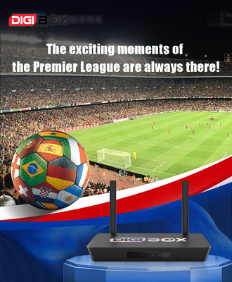 Digibox 4GB de RAM HD Set Top Box E WiFi 6 Android 12.0 Revolucionar a sua experiência de TV