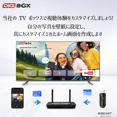 Mali G31 MP2 Android Streaming Box A53 Android TV Box 4k Bluetooth